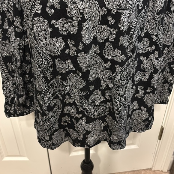 MICHAEL Michael Kors Paisley Print Off-The-Shoulder Top - Picture 4 of 10